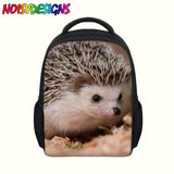 Hedgehog Animals School Bag for Kids - Girls Boys Bagpack