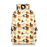 Capacity Backpack Canvas Boys Girls Schoolbag Rucksack Travel Mochila