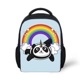 Kindergarten Kids Backpack Panda Unicorn Pattern Babies School Book Bags