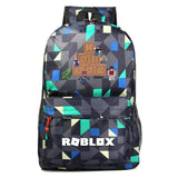 Plaid Backpack for Kids Boys Children Student School Bags