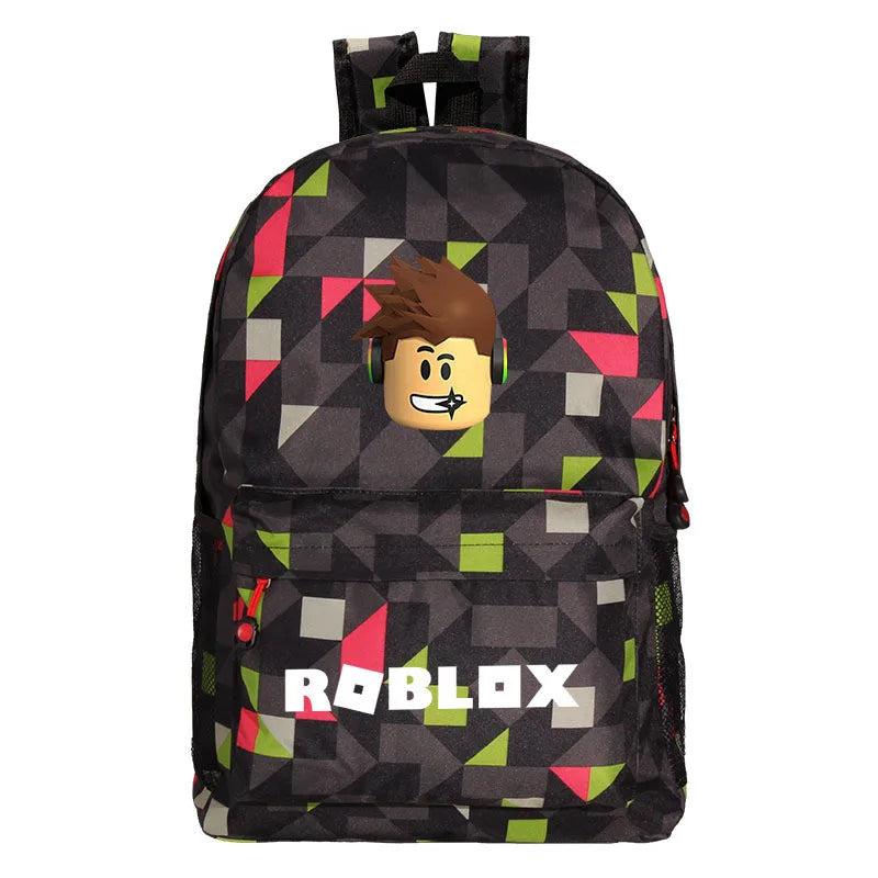 Plaid Backpack for Kids Boys Children Student School Bags
