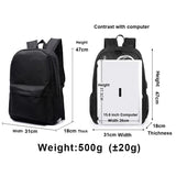 Starry Sky School Bag for Teens, Oxford Cloth Backpack for Boys and Girls