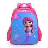 Little Mermaid Princess Backpack for Girls