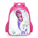 Little Mermaid Princess Backpack for Girls