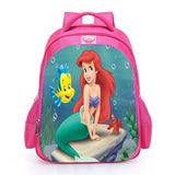 Little Mermaid Princess Backpack for Girls