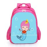 Little Mermaid Princess Backpack for Girls