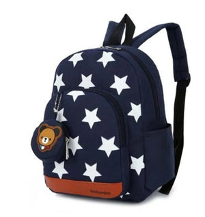 Toddler Kids Backpack Polyester Waterproof Star Printed Travel School