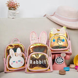 Transparent Laser Bag Children's Girls Backpack Waterproof Kids Bags