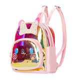 Transparent Laser Bag Children's Girls Backpack Waterproof Kids Bags