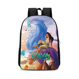 Raya and The Last Dragon Backpack for Kids School Bags