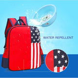 Kid's Backpack Inf Mochila Cartoon Bag Flag Kindergarten Schoolbag Girl Boys