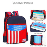 Kid's Backpack Inf Mochila Cartoon Bag Flag Kindergarten Schoolbag Girl Boys