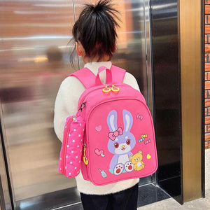 Cartoon Nylon School Bags For Kids Kindergarten SchoolBag Children Backpacks