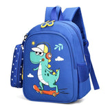 Cartoon Nylon School Bags For Kids Kindergarten SchoolBag Children Backpacks