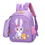 Cartoon Nylon School Bags For Kids Kindergarten SchoolBag Children Backpacks