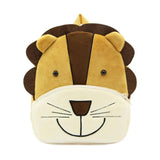 Cartoon Lion Backpack Boy Childrens School Bags Plush Bag Baby Kindergarten