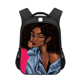 16 Inch School Bags Girls Printing Backpacks Children Mochila Casual