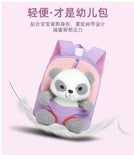 3D Panda Plush Toy Children Backpacks,Kindergarten School Bags