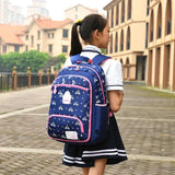 Waterproof Kids School Bag for Girls, Orthopaedics School Backpack