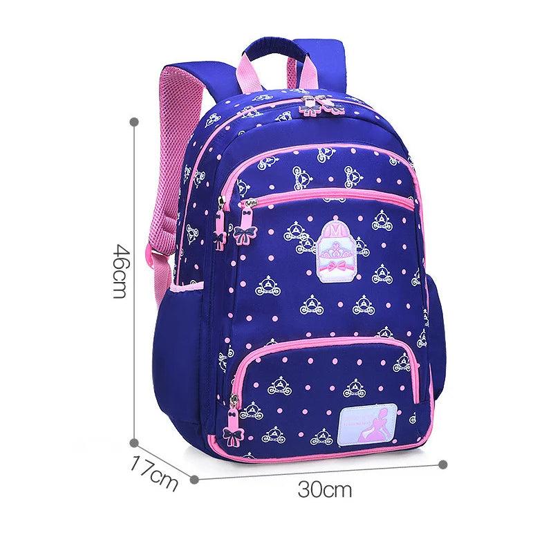 Waterproof Kids School Bag for Girls, Orthopaedics School Backpack