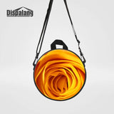 Flower Kids Round Backpack For Kindergarten Girls Mini Bagpack