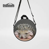 Hedgehog Print Small Messenger Bag for Kids