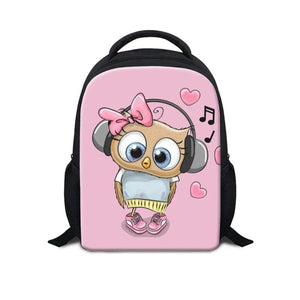 12 inch Music Cartoon Kindergarten Backpack for Kids