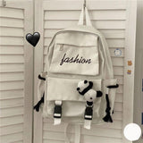 Waterproof Oxford School Bag for Teenager,Black