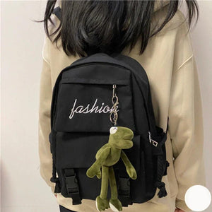 Waterproof Oxford School Bag for Teenager,Black