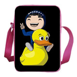 Quackity Shoulder Bags Discord's Got Talent Teen Zipper Messenger Bag Boy Girl