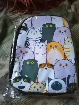 3D Pattern Student Book Bag Kids Backpack Canvas School Bags for Boys Girls