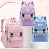 High School Bags for Girls Student Many Pockets Waterproof School Backpack