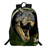 16-inch Dinosaur Backpack For Kids School Bag Boys Girls Animal Print