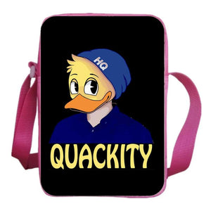 Quackity Shoulder Bags Crossbody Rucksack School Trip Messenger Bag