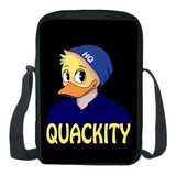 Quackity Shoulder Bags Crossbody Rucksack School Trip Messenger Bag