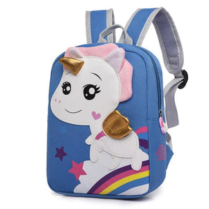 Unicorn Kids School Bag for Girls Waterproof Nylon Children School Backpack