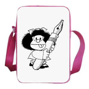 Mafalda Shoulder Bag Comics Cosplay Messenger CrossBody Rucksack