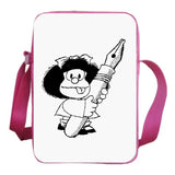 Mafalda Shoulder Bag Comics Cosplay Messenger CrossBody Rucksack