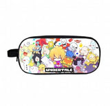 Undertale Cartoon Pencil Case Zipper Makeup Bag Students Stationery