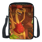 Dinosaur School Bag Backpack Casual Crossbody Bag Boy Girl Shoulder Bag