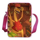 Dinosaur School Bag Backpack Casual Crossbody Bag Boy Girl Shoulder Bag