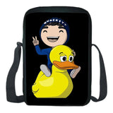 Quackity Mini School Bag Kids Backpack Casual Crossbody Bag