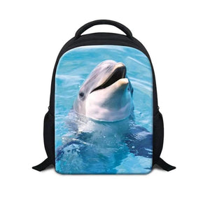 12 inch Animal Print Kindergarten Toddler Bag Children's Backpack