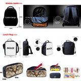 Cartoon Panda 3D Print Small Backpack for Kids School Bags