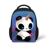 Cartoon Panda 3D Print Small Backpack for Kids School Bags