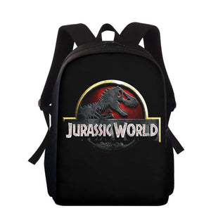 16in Kids T-Rex Dinosaur Print Backpack School Bag