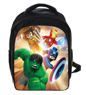 13 Inch Hero School Bags for Kindergarten Children Kids