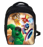 13 Inch Hero School Bags for Kindergarten Children Kids