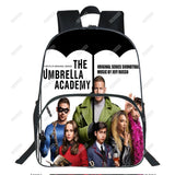 Umbrella Academy School Bag Kids Backpack UT Students Bag