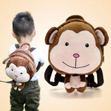 Baby Animals Backpack Anit-lost School Bag for Boys Girls Mini Cartoon Kindergar